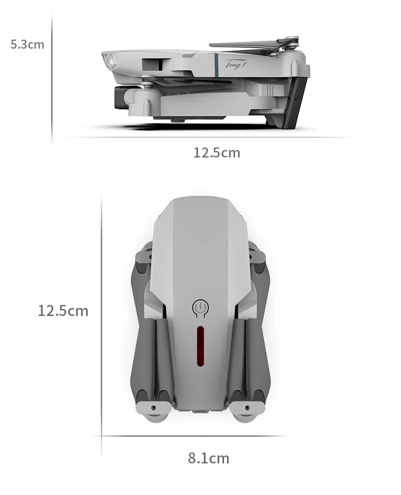 E88 PRO Droni professionali con doppia fotocamera 4K HD a lungo raggio Posizionamento intelligente telecomando drone1143372