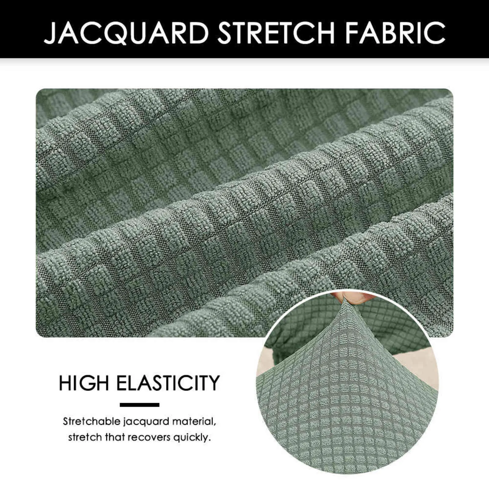 Copridivano stampato resistente all'acqua Jacquard Copridivano stampato solido soggiorno Copridivano Copridivano ad angolo Fodera a forma di L 211102