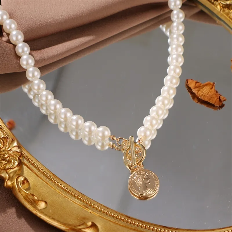 NL Luxe Pearl Stone Shell Hanger voor Vrouwen Summer Star Heart Chain Choker Ketting Bohemian Sieraden Gift