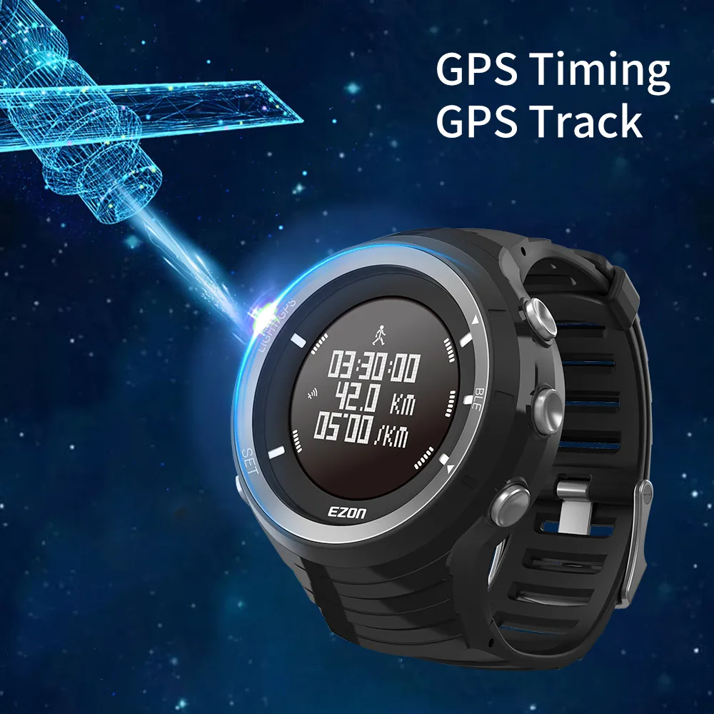 Smart Sports Marathon Running Watch Bluetooth 4.0 GPS Traccia Passapate cardio