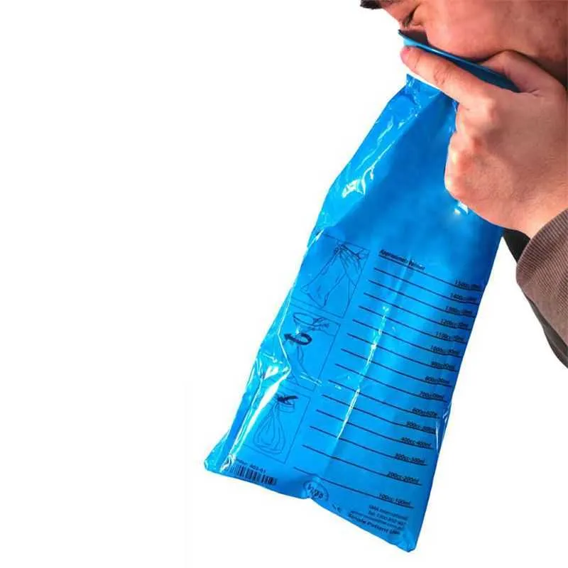 de 45 sacs à vomissements pour le mal des transports Blue Emesis Barf C Drop 210728