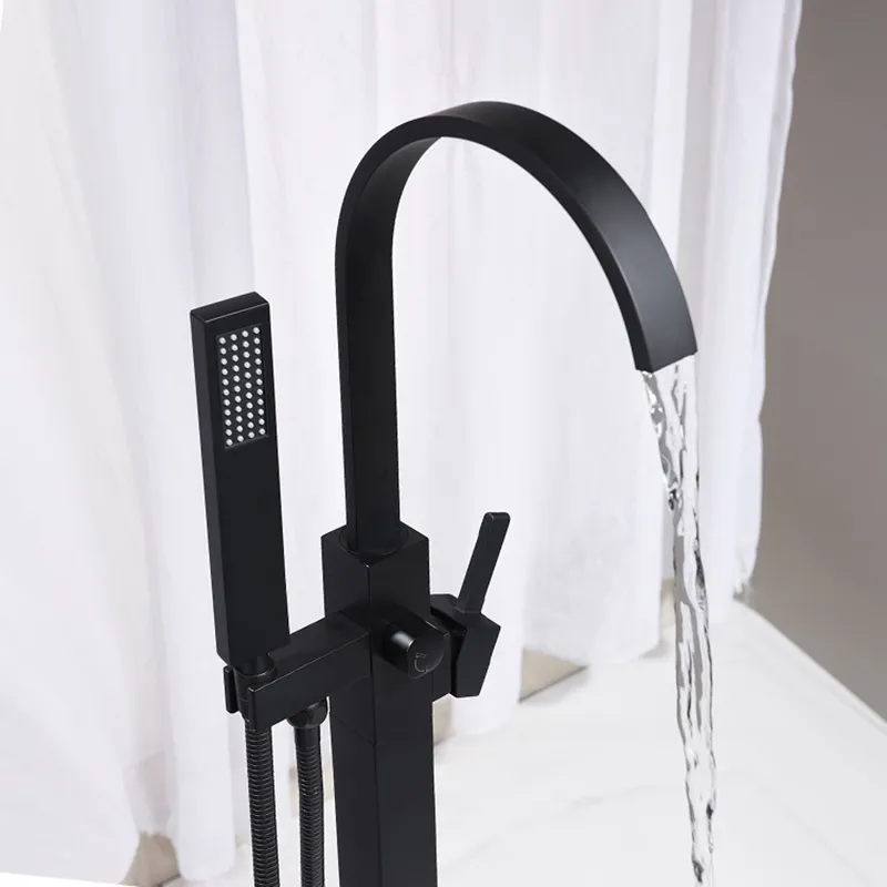 Bathtub Faucet Freestanding Bathroom Tub Faucet 6 Types Spout Floor Mounted Bath Shower Mixer Tap