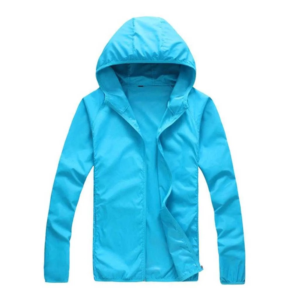 Rápido Dry Skin Coat Solcreen impermeável Mulheres UV Fino Exército Outwear Ultra-Light Windbreake Jacket Mulheres Homens Windproof Coat Jacke X0710