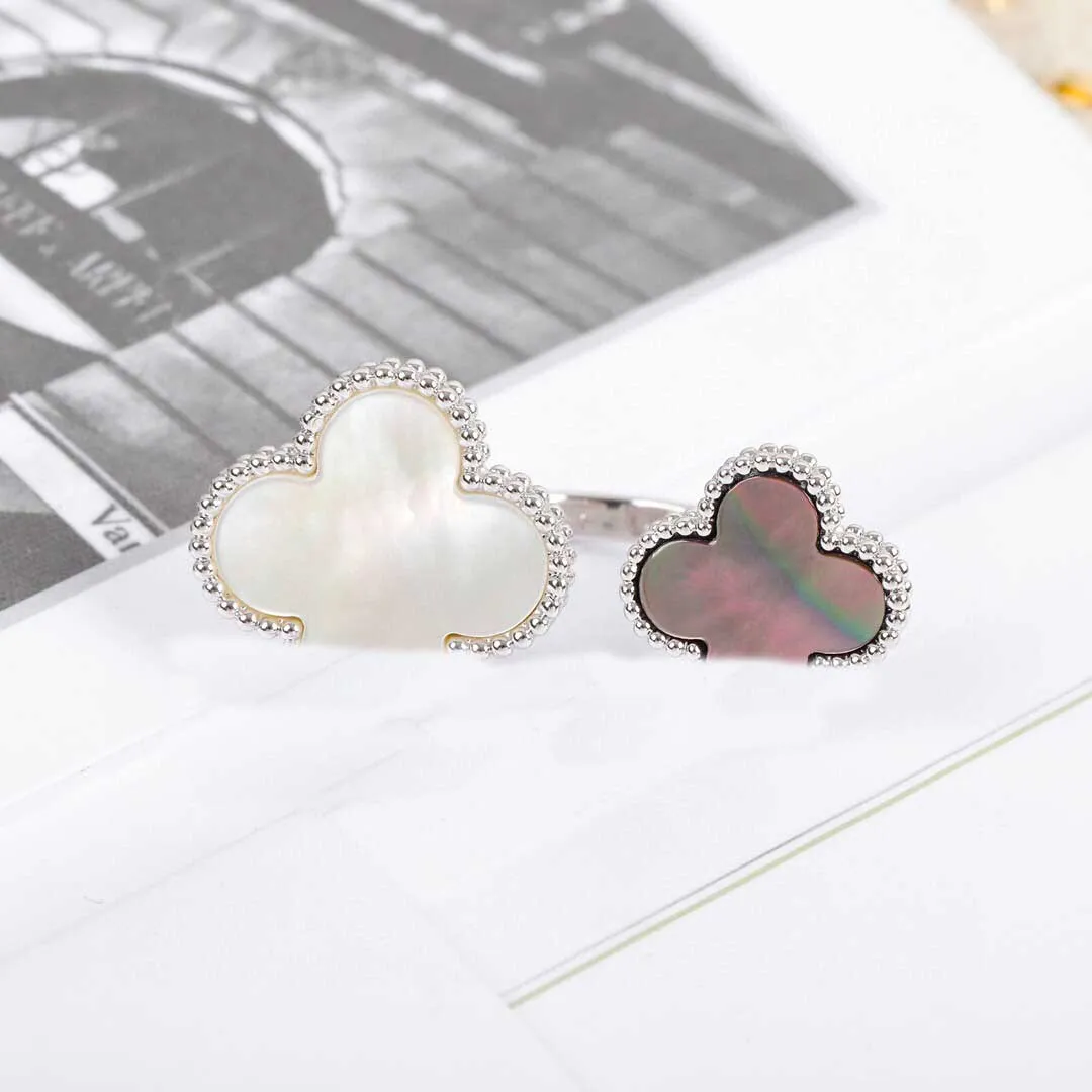 Luxury quality opened punk ring with nature shell stone for women wedding jewelry gift have stamp box PS4873232g