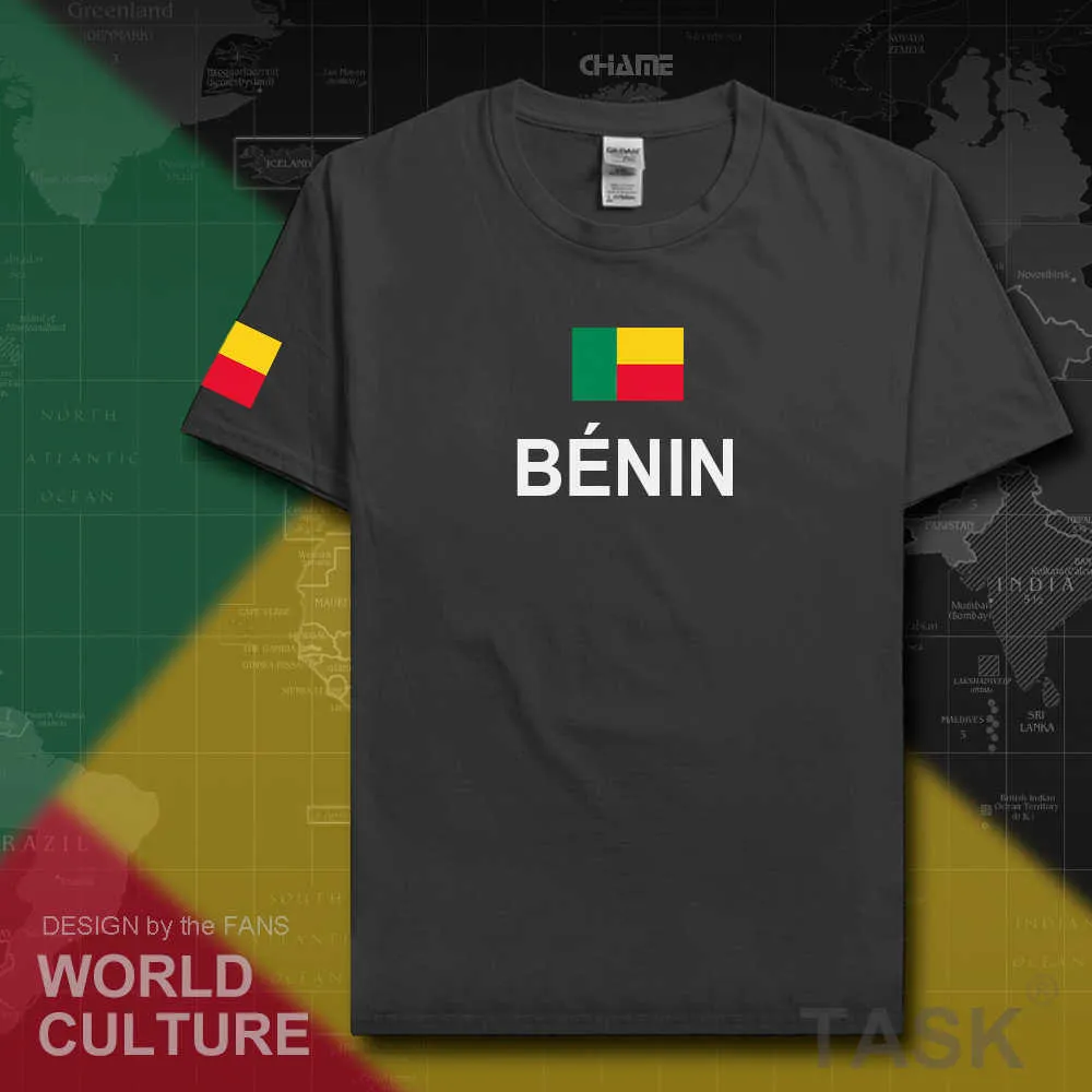 Benin Beninese T-shirt Mode Jersey Nation Team 100% Katoenen T-shirt Kleding Tees Land Sporting Gyms Ben BJ Dahomey X0621