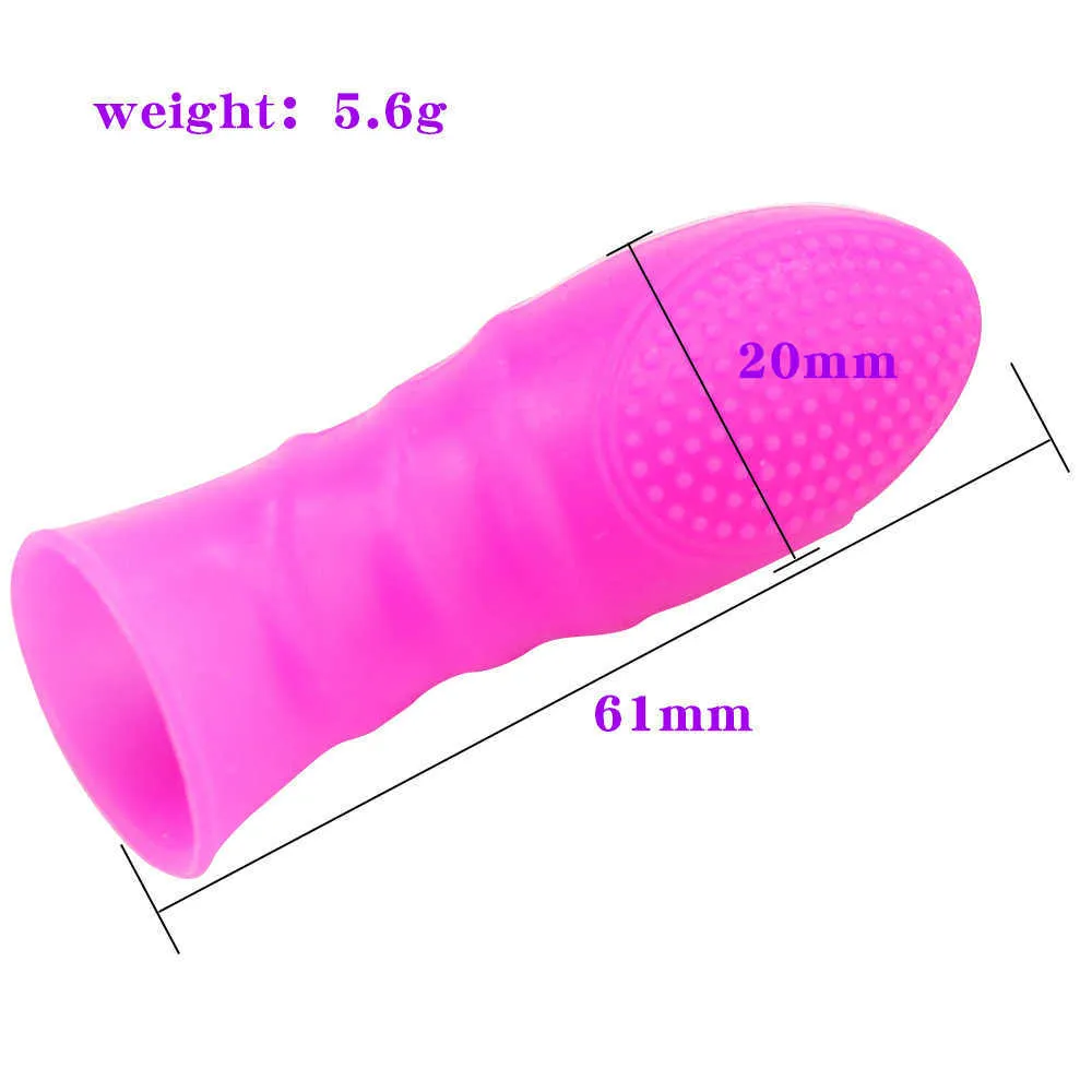 Massage Items Finger toy Reusable Penis Extender Sleeve G Spot Vibrator Masturbator Massage Clit Stimulate Sexy Toys For Women Gay