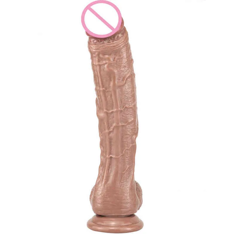 NXY Dildos Anal Leksaker Bigwig Kvinnors Super Stora Tjock Och Lång Simulerad Penis Stallion Climax Vuxen Roliga Toy Produkter 0225