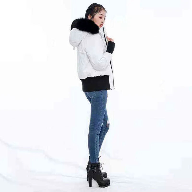 Echtpelz Ball Winter Frauen MS Knukerles Debbie Parka Daunenjacken Dicker Outdoor Fashion Mantel Dicke Winddicht Kurz 211130