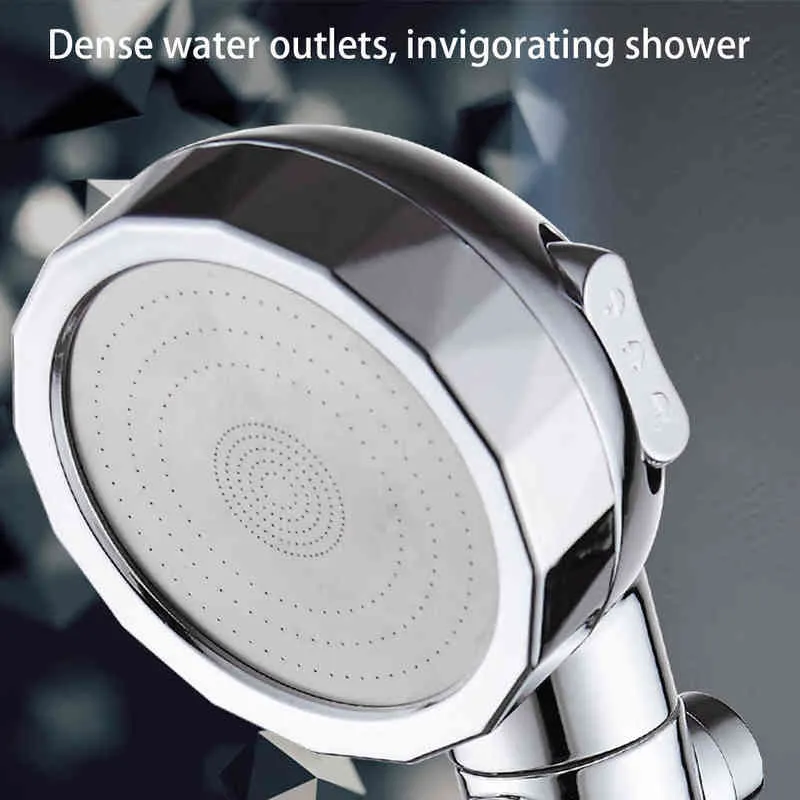 Shower Head High Pressure Rain Bath Showers Adjustable Water Saving Showerhead Luxury For Home Hotel Bathroom Sprayer H1209