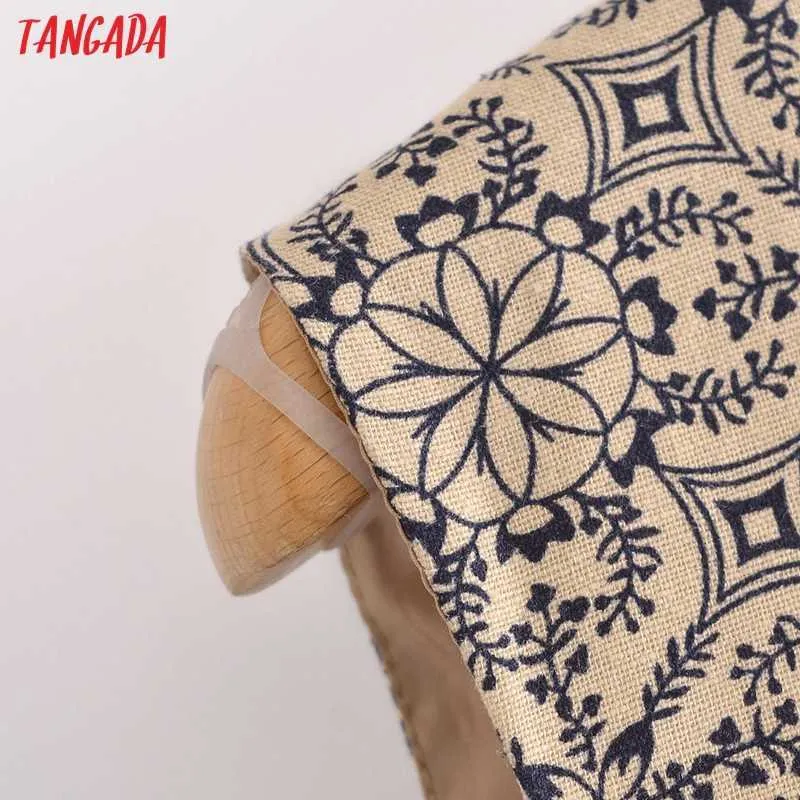 タンガダの女性ファッション花印刷タッセルベストセーターvネックノースリーブ女性チョッキシックトップスダン18210909