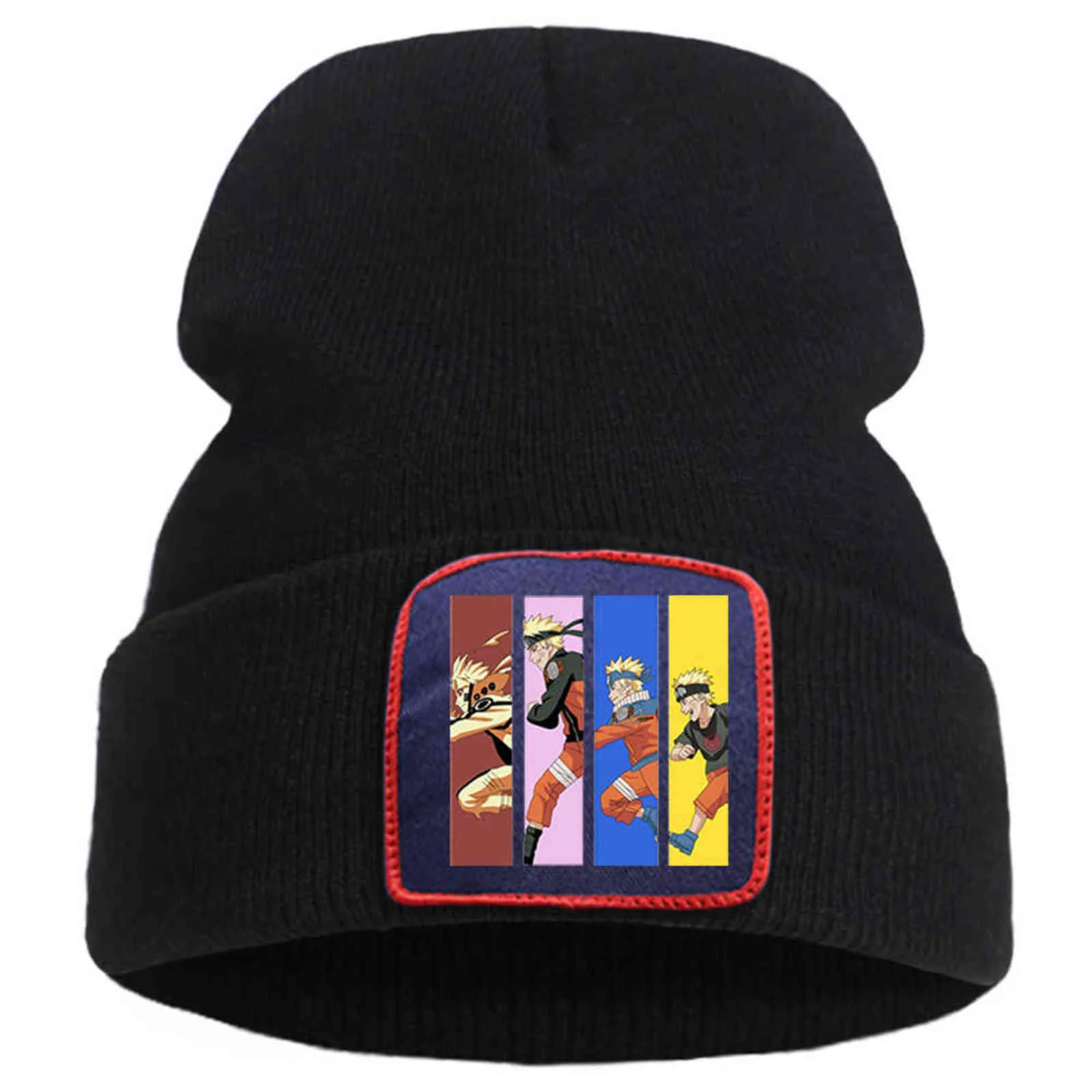 NRT Chapeaux tricotés Courir Japon Anime Bonnet Chapeau Casual SimpleWinter Chapeaux Hip Hop Unisexe Bonnet Tricoté En Plein Air Coton Bonnet Chapeaux Y21111