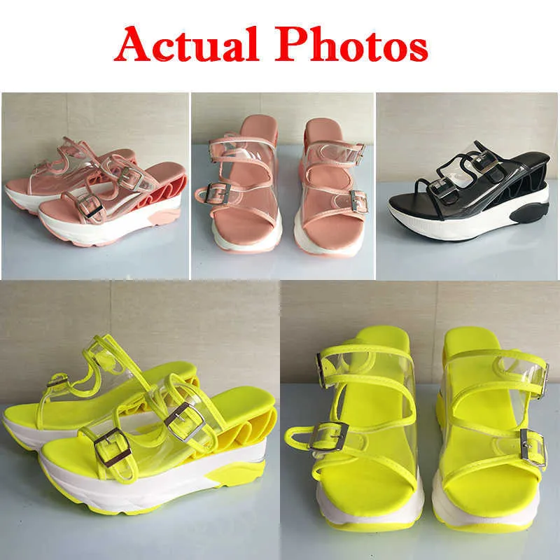 Sorphio, novedad de 2020, sandalias con cuña ondulada de marca novedosa INS, cómodas sandalias de plataforma de verano para mujer, zapatos informales de tacón alto 2020 para mujer Y0608
