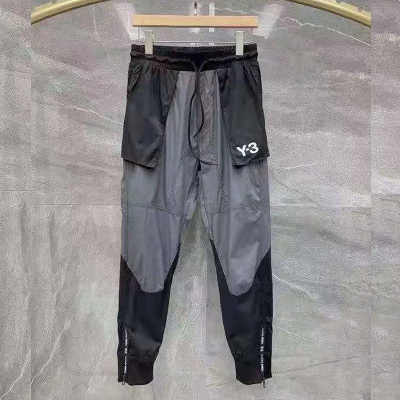 Pantalon de jogging Y-3 Y3 pour hommes, imprimé fin, coupe ample, décontracté, sport, 310y