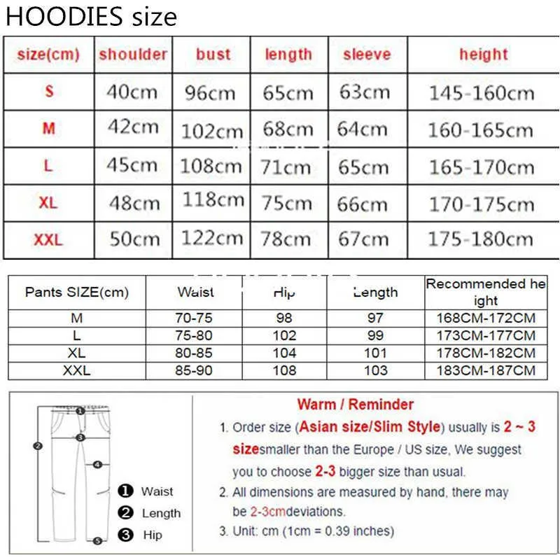 New Rapper 6ix9ine Gooba Rainbow Hoodie Mäns Höst Vinter Kvinnors Hip Hop Sports Suit Fashion Sweatshirt + Pant Stor Storlek X0909