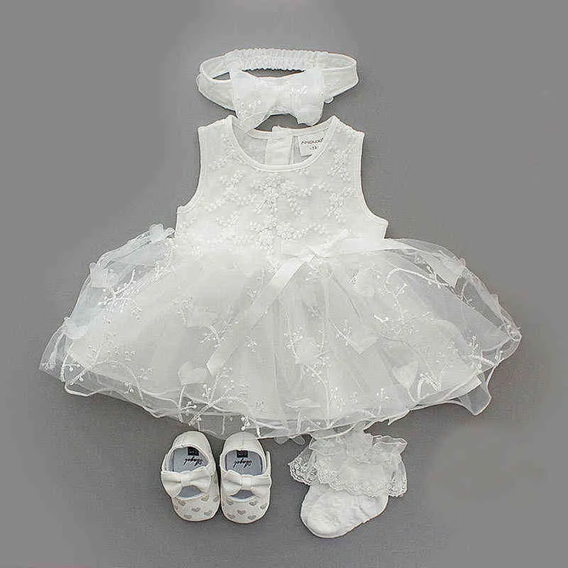 Baby Summer Dress Infant Girls Princess Christening Baptism Dress Gown Party Wedding 0 3 6 9 Months Baby Dress Outfits G1129