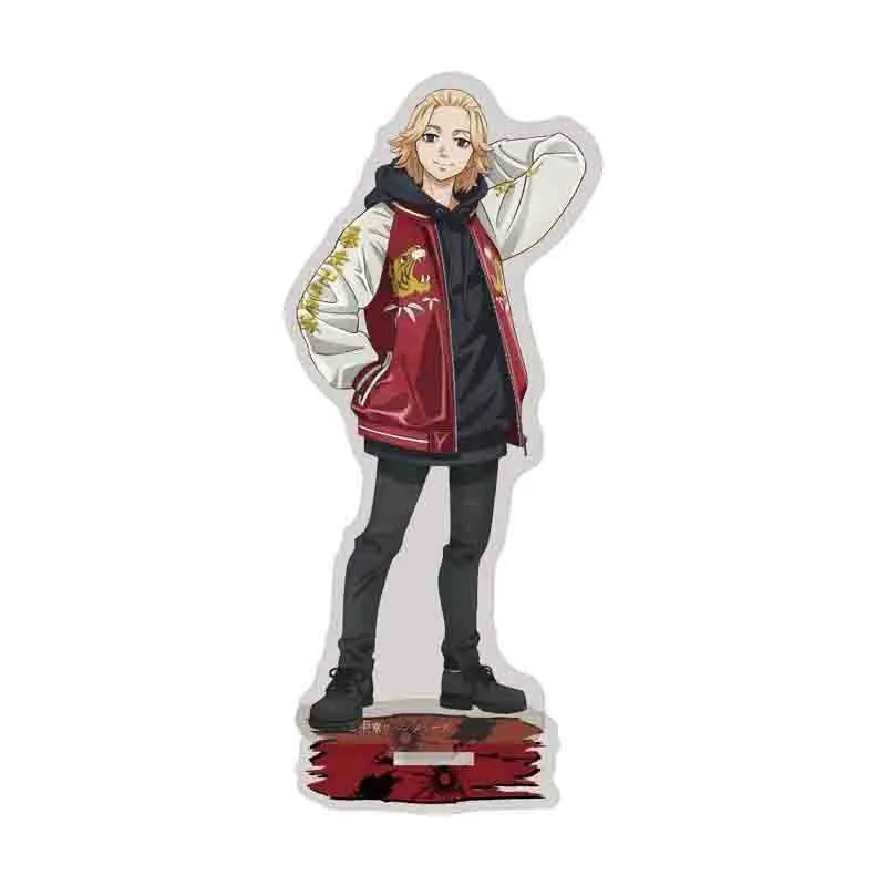 Anime Tokyo Revengers Figure Cosplay Acrylique Stands Manjiro Ken Takemichi Hinata Atsushi Modèle Plaque Fans Cadeau Collection Accessoires G1019