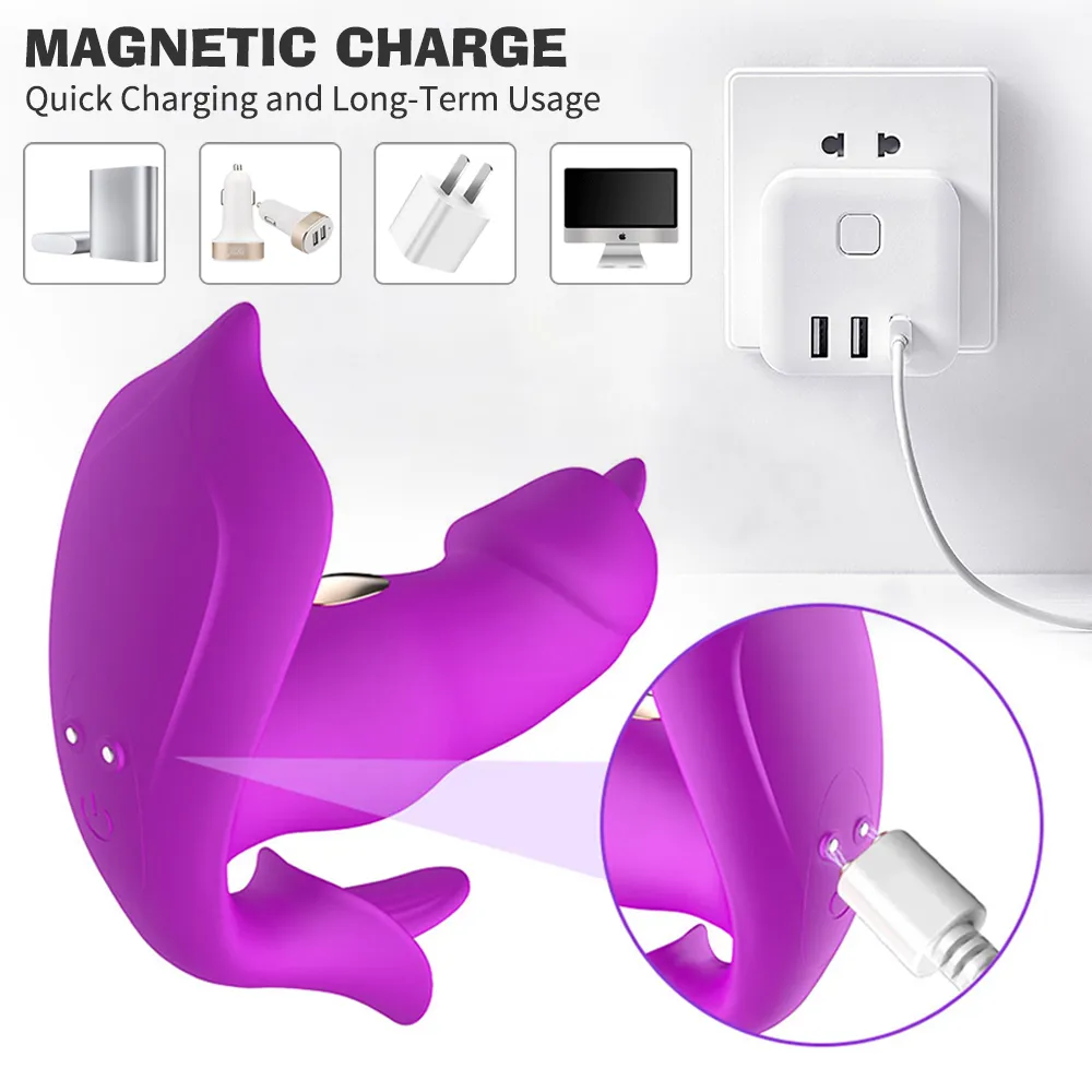 Massage 4 en 1 choc électrique stimulateur vaginal point G produits pour adultes sexe oral langue léchant gode vibrateur jouets sexuels érotiques pour couple