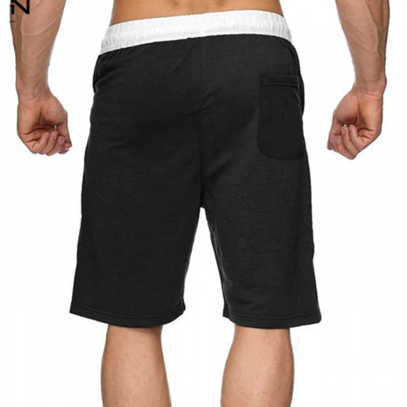 Mode Herren Reißverschluss Shorts Männliche Jogginghose Fitness Bodybuilding Workout Männer Freizeit Shorts Masculino Frühling Sommer 210720