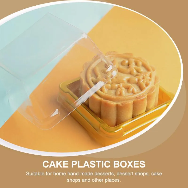 Подарочная упаковка, 150 шт., блистерные коробки для лунного торта, подносы для слоеного теста с яичным желтком Festival277u
