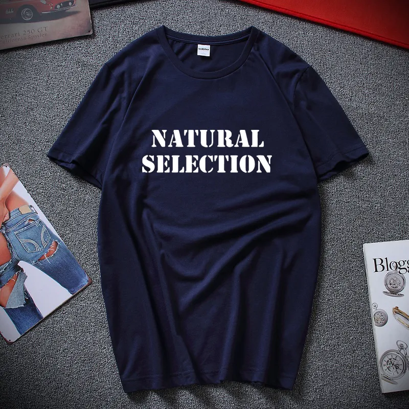 Summer Style Fashion Natural Selection Columbine Men's White Tees Shirt Clothing Short-Sleeve Casual O-Neck T Shirts 220224