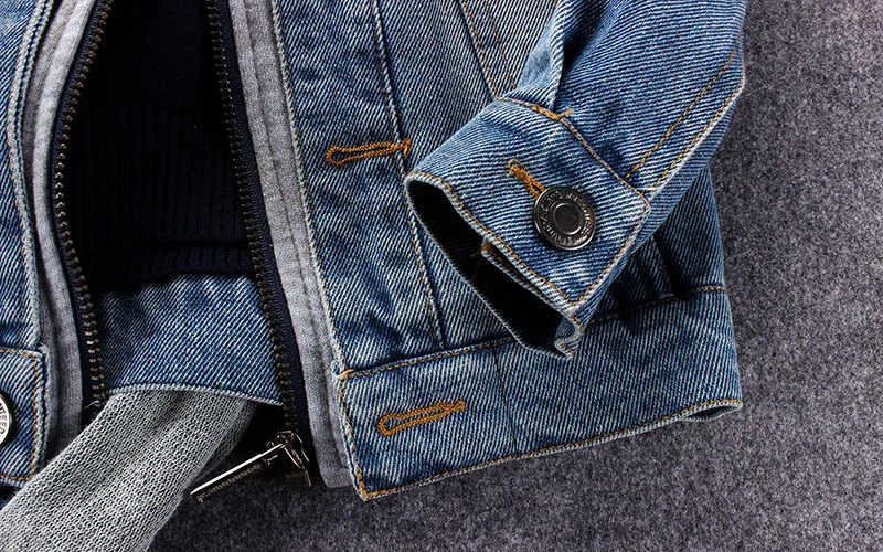 Дети джинсовая куртка мальчики джинс пальто одежда мода повседневная кардиган детский открытый ковбой одежда малыша толстовки 211011