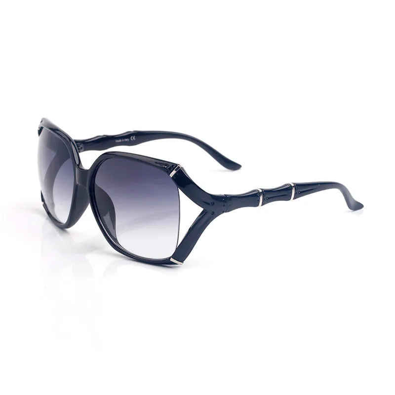 Designer polarisierte Frauen Sonnenbrille Ladies Bambusserie Sonnenbrille Modetrend UV Schutz Sonnenbrillen 0653s Großzügige Linse Re288W
