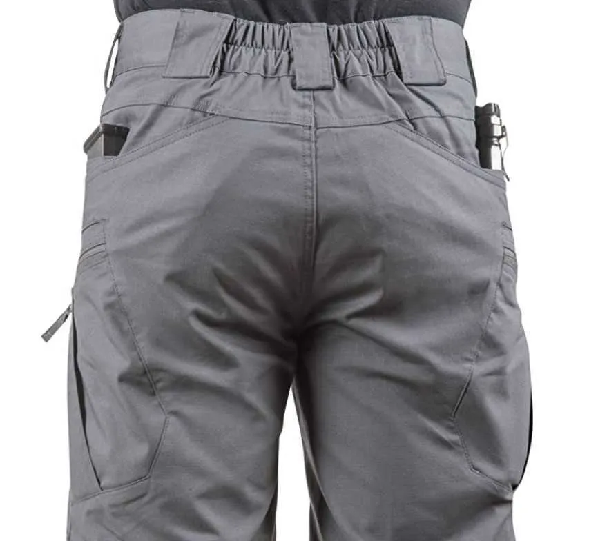 Pantaloncini cargo militari urbani da uomo in cotone da esterno maschile classici tattici impermeabili multitasche di grandi dimensioni 5XL 210714