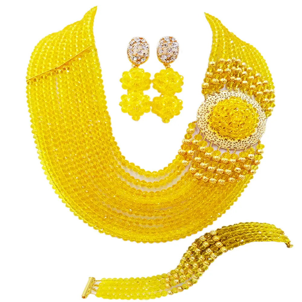 Nigeriaanse Dubai Gouden Afrikaanse Ketting Oorbellen Armband voor Vrouwen Rode Koraal Kralen Bruiloft Sieraden Set205t
