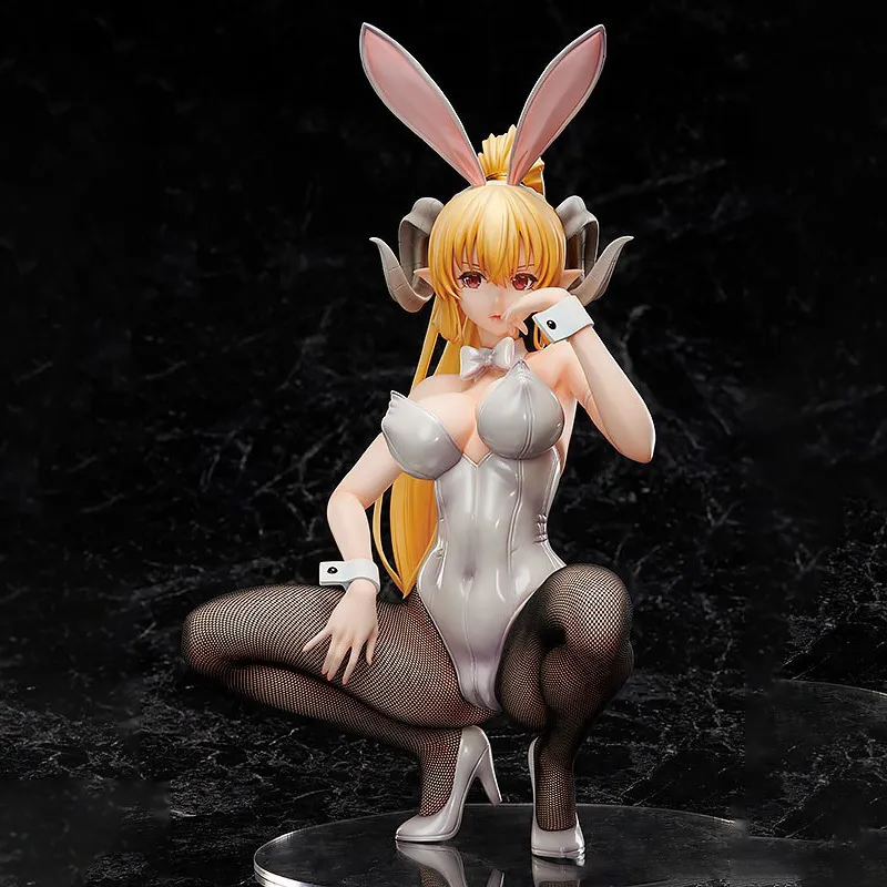 Anime ing de zeven dodelijke zonden Lucifer Bunny 32cm PVC Actiefiguur speelgoed SEXY GIRL Figuur Model Toys Collection Doll Gift X0503838881