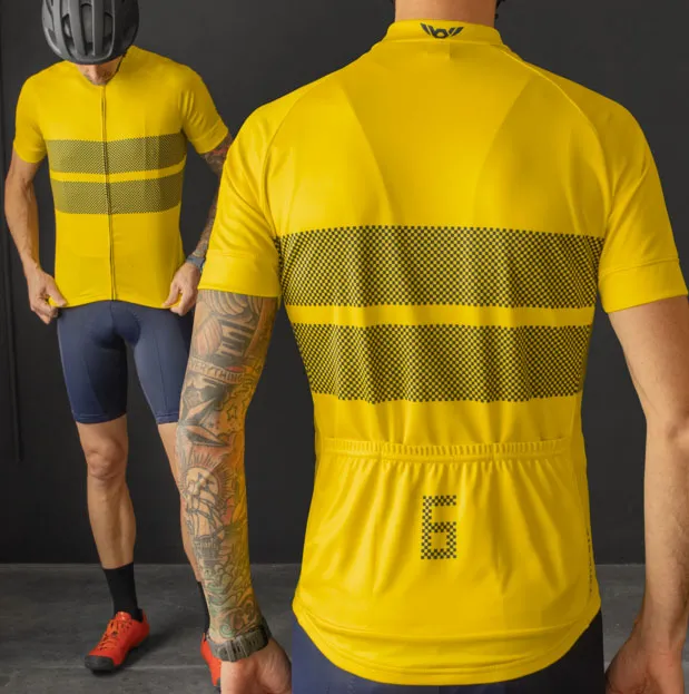 2022 Six Pro Bicycle Team Maillot de cyclisme Ensemble à manches courtes Maillot Ciclismo Kits de vélo pour hommes Été Vêtements de vélo respirants269S