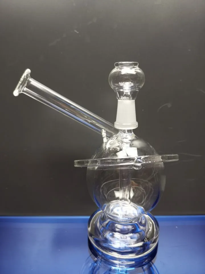 Globe glazen bong dab rig waterpijpen water bongs met glazen nagel en koepel rookpijp glazen pijpen recycler bongs cheechshop