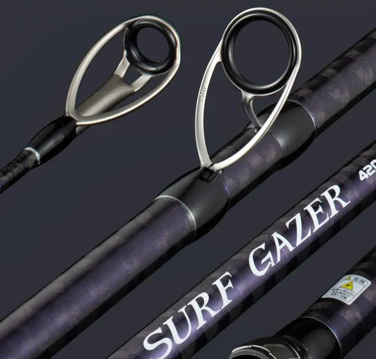 Lurekiller Brand Fuji Guides Surf Gazer Surfccasting Rod 4 2m 3セクションシンカー100-300G BX High Carbon Long Cast Rod217i