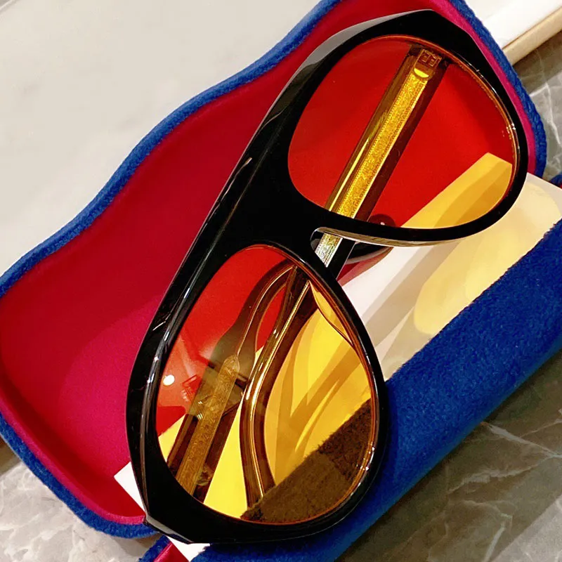 Designer les lunettes de soleil de qualité supérieure 0479 Fashion féminine classique personnalité simple Cadre noir