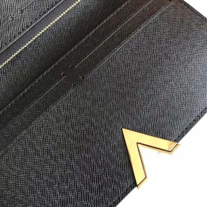 着物ブランドデザイナーウォレットショートウォレット財布カードホルダーオリジナルボックス新しい到着新しいファッションプロモーション長い内部zip 2 CO259B