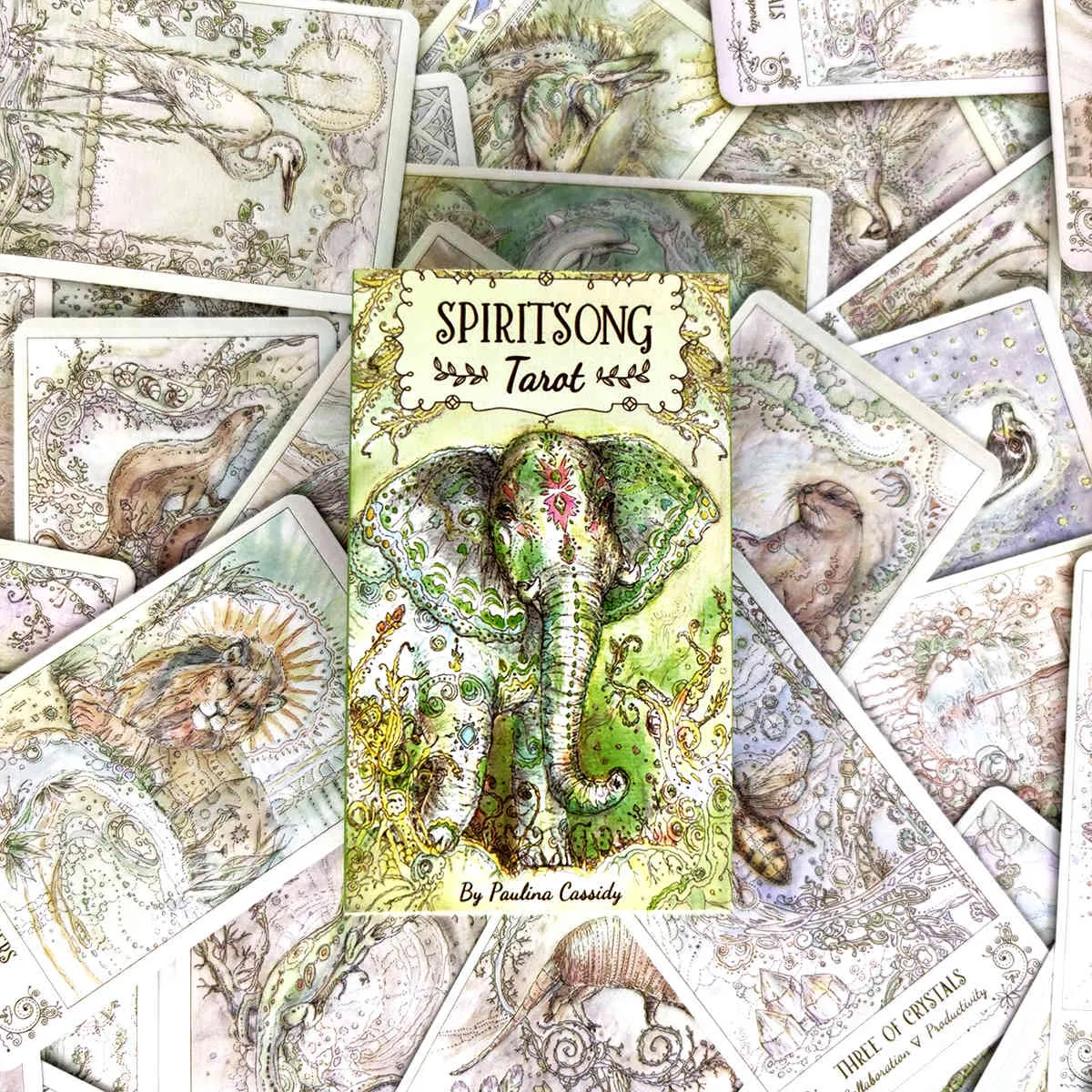 Cartes de Tarot Spiritsong, guidage mystique, Divination, divertissement, jeux de société, vente en gros, 78 feuilles/boîte