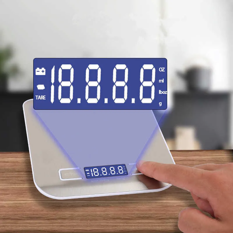 5/10 кг ЖК-дисплей Цифровые электронные масштабы Инструмент бытовой кухня Потеря веса продовольствия 210728