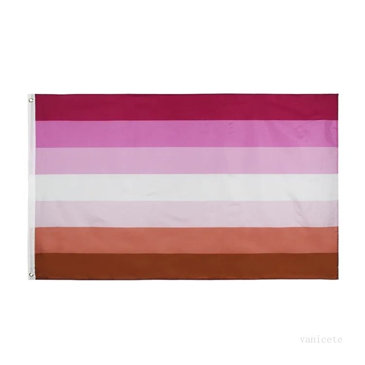 3 * 5ft banner vlaggen polyester biseksuele gay trots vlag outdoor regenboog vlag 6 stijlen gay rechte bondingen 150 * 90cm T2I52223