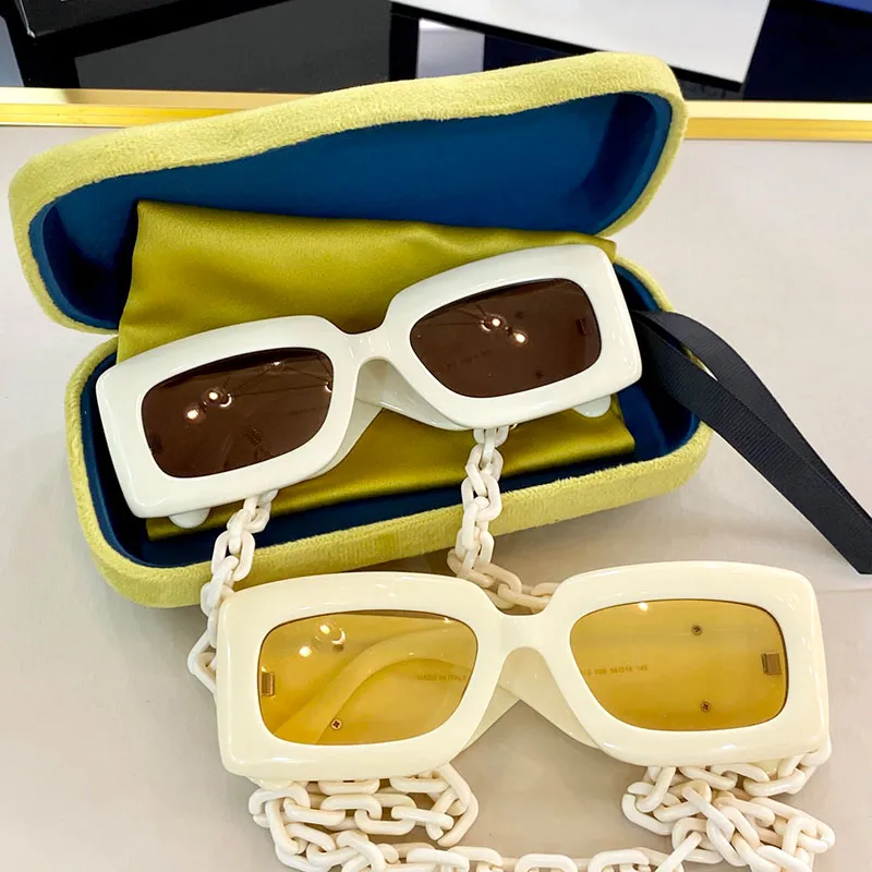 2022SS Мужские и женские солнцезащитные очки из толстого листа Женский дизайнер Ретро Классическая квадратная пластина в оправе Ноги Простой модный стиль UV400 Glass191o