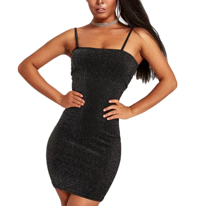 Vrouwen jurk zomer effen kleur sexy nachtclub schede mini avondriem mouwloze club dragen strakke bodycon kleding 210522