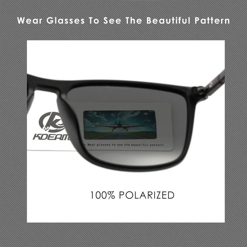 KDEAM gafas de sol polarizadas de lujo para hombre, gafas de sol para conducir, pesca, viajes, Golf, gafas de sol masculinas CE 220311277T