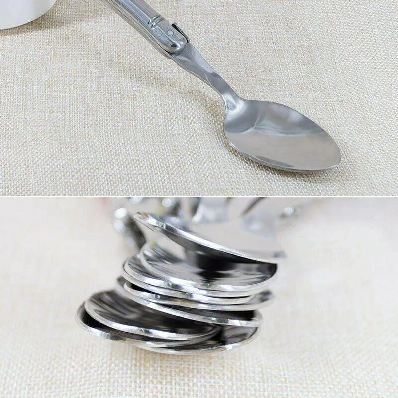 숟가락 8 5 ''Laguiole Dinner Spoon 스테인리스 스틸 스푼 은색 가로가 중공 장거리 손잡이 공개 대형 수프 쌀 cutle1990