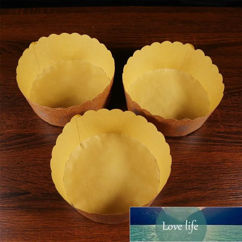 90 pz 6 pollici grandi tazze di carta kraft muffin modello girasole fodere di carta cupcake stampi cottura della torta283Z