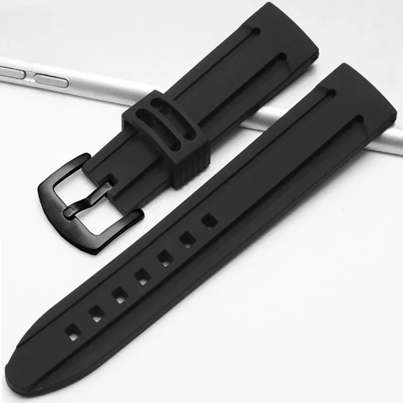 Watch Bands Black Sprot Wrist Strap For KOSPET Prime 2 Prime2 SE High Quality Silicone Replacement Bracelet watch Band Watchband249Y