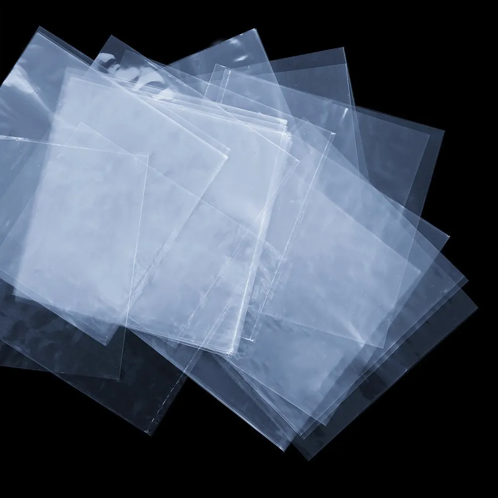 Sacs de pellicule de rétractation POF 6 x 6 pouces pour les bombes de bain et artisanat de bricolage transparent2467