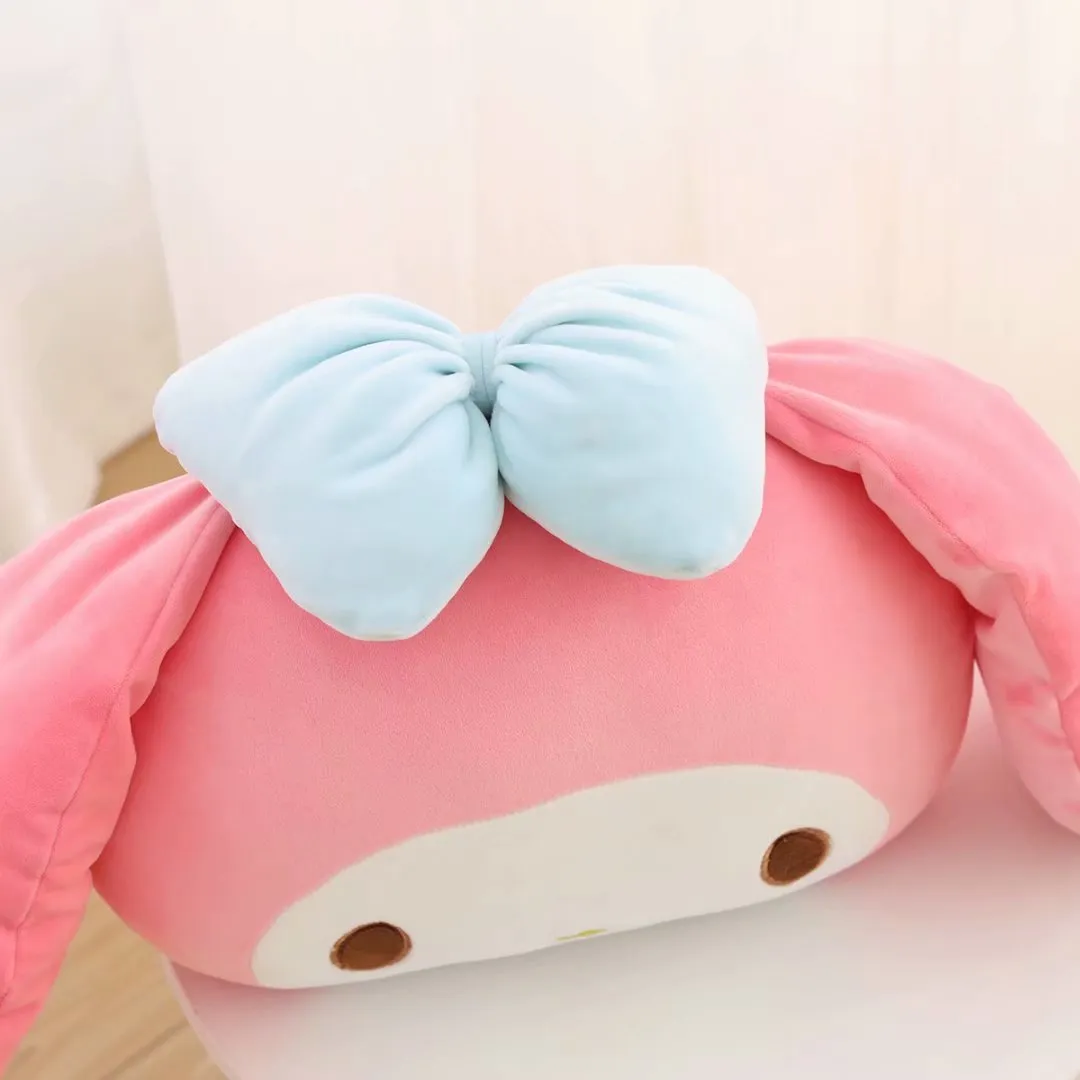 Nuevo Kuromi Melody Kawaii peluche almohada decorativa abrazos Anime juguetes de peluche exquisitos regalos para niñas 282T