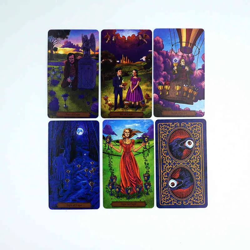 EDGAR ALLAN POE TAROT карты Таро Палубные карты Настольная карточная игра игра Играть в карты вечеринка настольная игра Английский Oracles Card