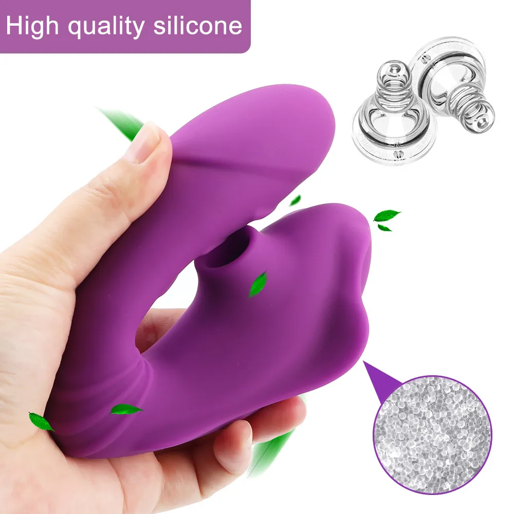 Vibratrice à sucer de vagin 10 vibrants Sucker Sexe oral Sexe clitoris stimulateur sex Toy pour femmes sex-shop3647572