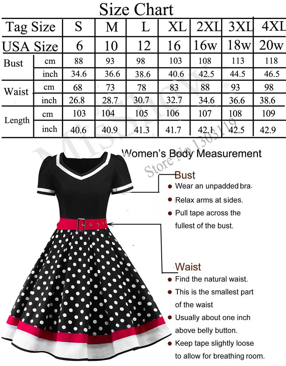 Women Cocktail Dresses Plus Size Dots Print Retro Vintage Casual Party Rockabilly Belted Dress Vestidos Femininos FS3876