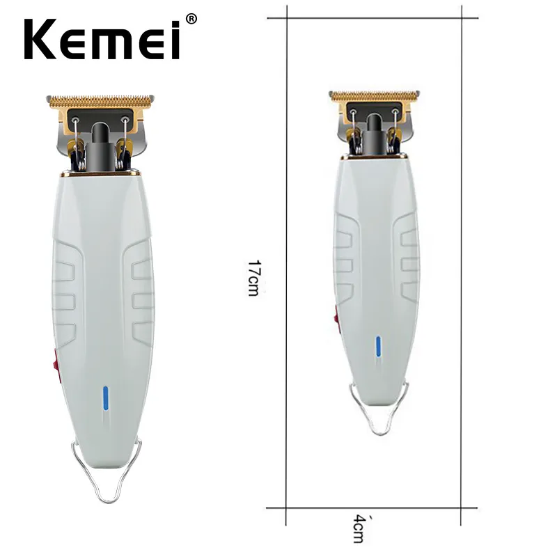 Kemei KM-1931 المهنية الشعر المقص الحلاق المتقلب للرجال الرجعية بوذا اللاسلكي حافة آلة قطع الكهربائية 220216