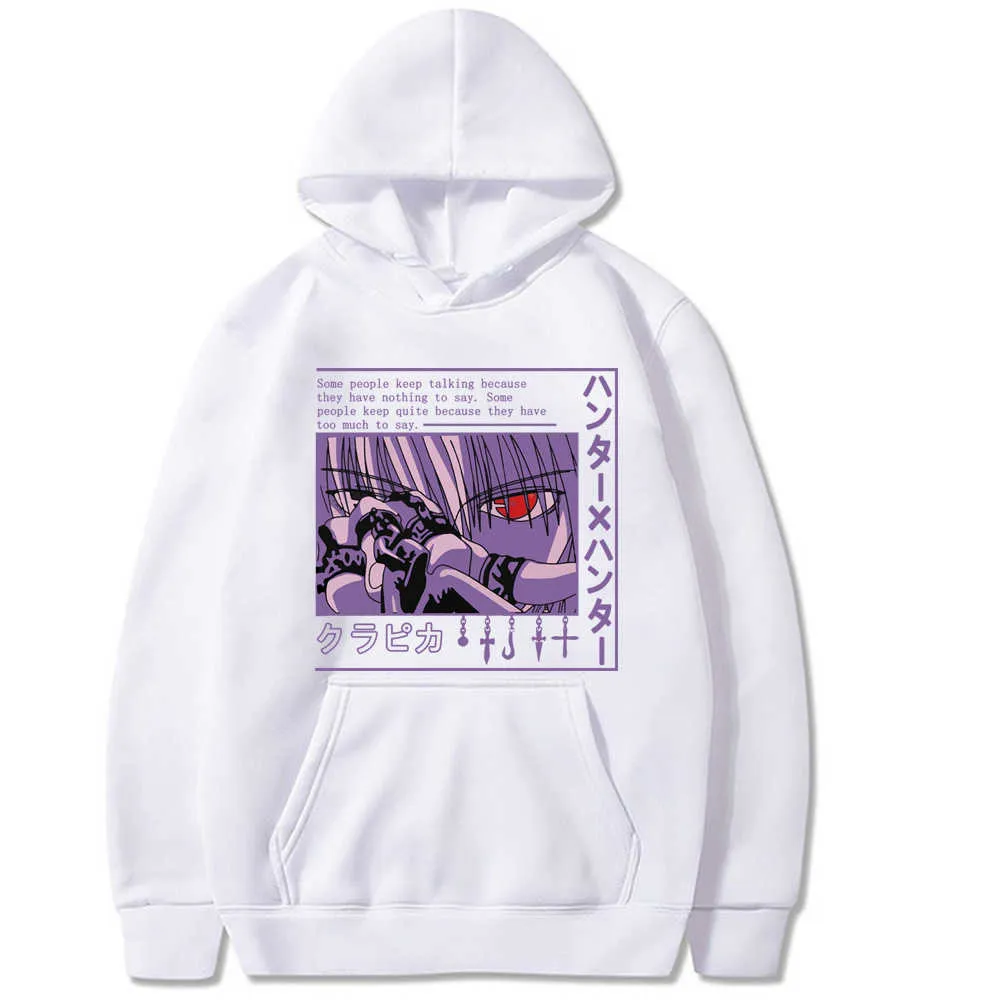 Anime Hunter X Hunter hoodie for Men women long Sleeve Anime Manga Kurapika HxH Devil Eye hoodie pullover Tops Gift men hoodie Y0816